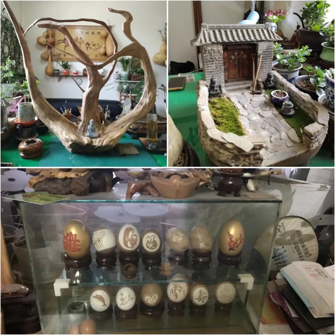 之后,舅舅渐渐掌握了雕刻的要领,能够在石头上刻一些简单的字和图案