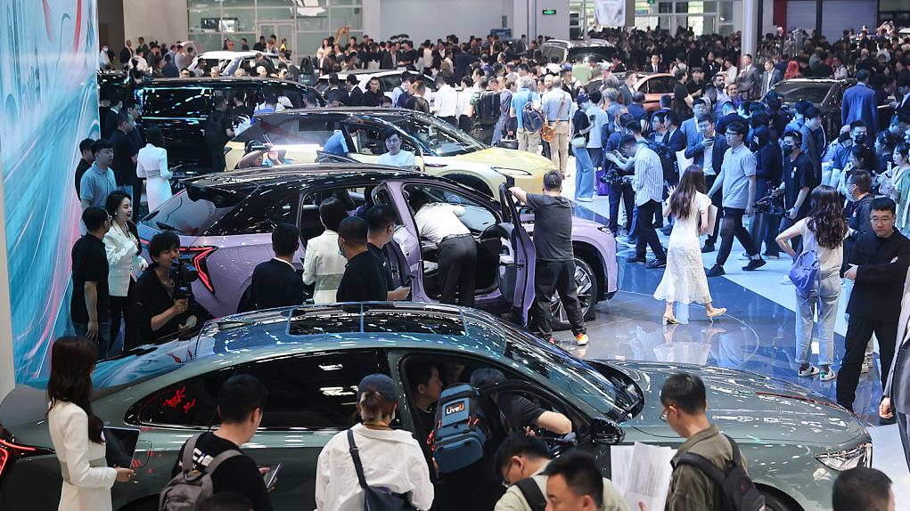 2024年4月25日，第十八届北京国际汽车展览会。