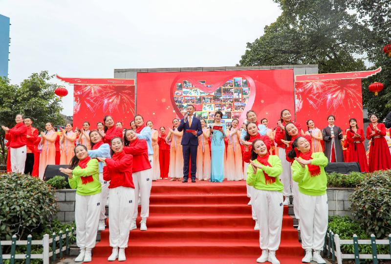 郭家沱街道举办“我们的中国梦”——文化进万家系列活动。郭家沱街道供图