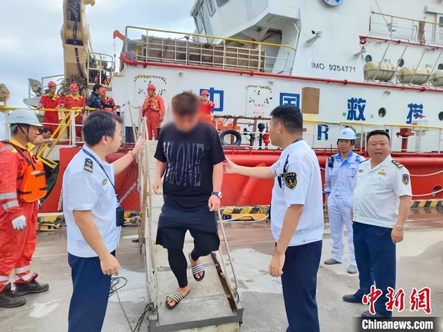 遇险人员成功获救。惠州海事局 供图
