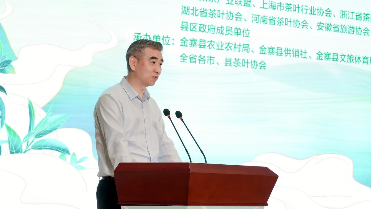安徽省供销合作社联合社党组成员、监事会副主任戴儒鸣致辞
