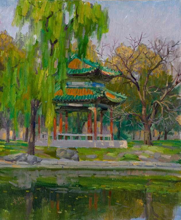 展示新一代中国青年精神风貌 安静油画作品展在刘海粟美术馆展出