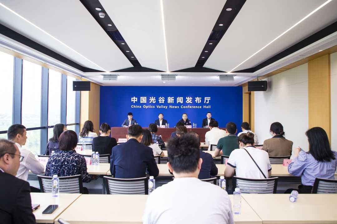 4月29日，武汉东湖高新区召开低空经济服务窗口新闻发布会。（记者提供） 