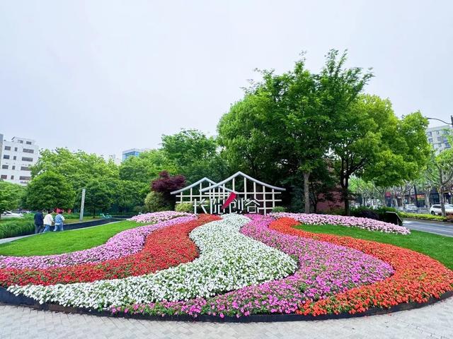 "五一"申城众多公共绿地进入假日模式!来看各区花卉布置现场图