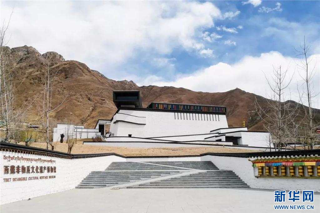 这是西藏非物质文化遗产博物馆的入口（受访者供图）