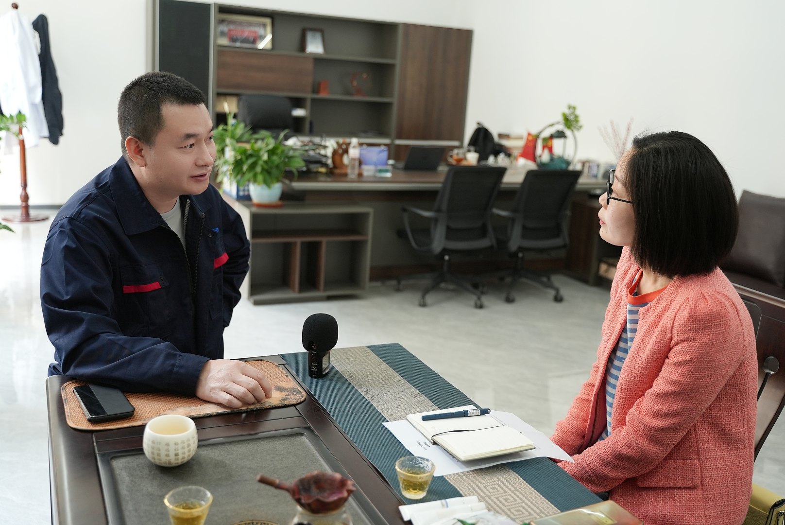 纳科生物总经理徐兰举接受河北广播电视台记者采访