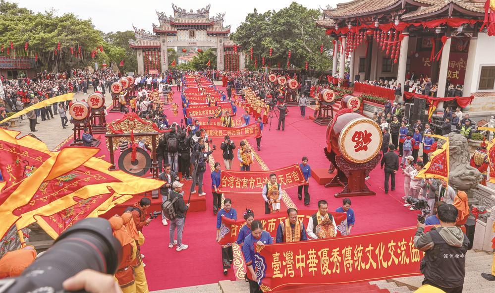 台湾29家宫庙参加“天下妈祖回娘家”启动仪式。林春盛 摄