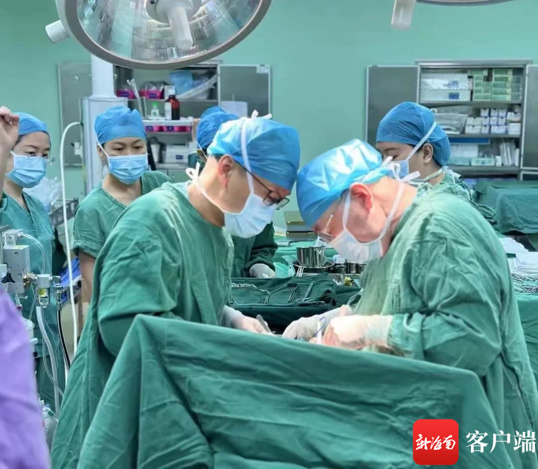 手术现场。图片由海南省第二人民医院提供