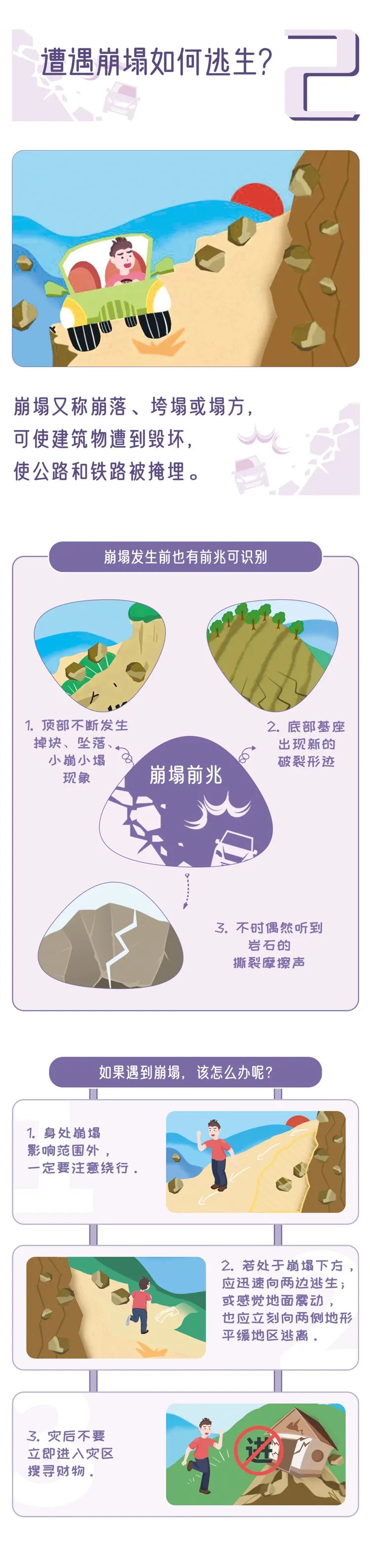 经济新闻滚动>正文> ↓↓↓返程途中遭遇地质灾害时该如何应对?