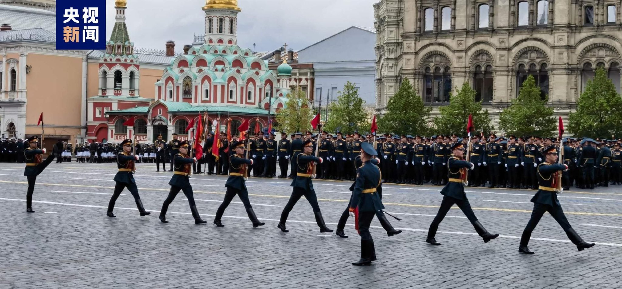俄罗斯举行纪念卫国战争胜利79周年阅兵总彩排