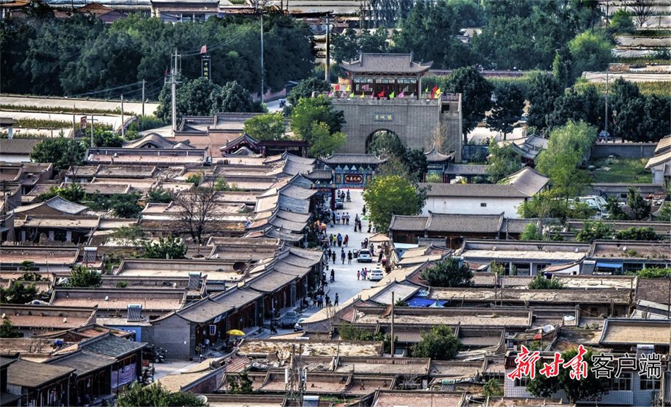 青城古镇.(图片由榆中县青城景区管理委员会提供)
