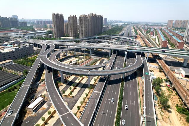 67大道通衢民心畅——复兴大街北三环连接南北贯通东西形成城市路网