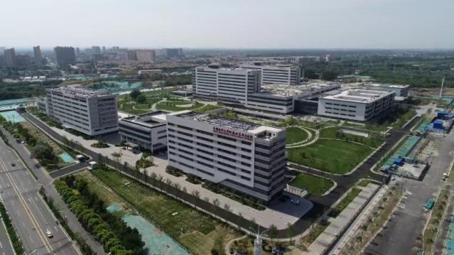 北京安贞医院通州院区航拍图。北京城建集团供图