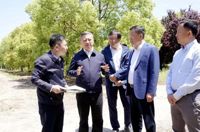 5月8日上午,宝山区委书记李晨昊带队对潘泾,练祁河等一线防汛设施