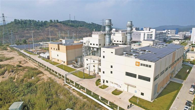 深圳能源扎根潮州，图为在凤泉湖高新区内的燃气热电联产项目。