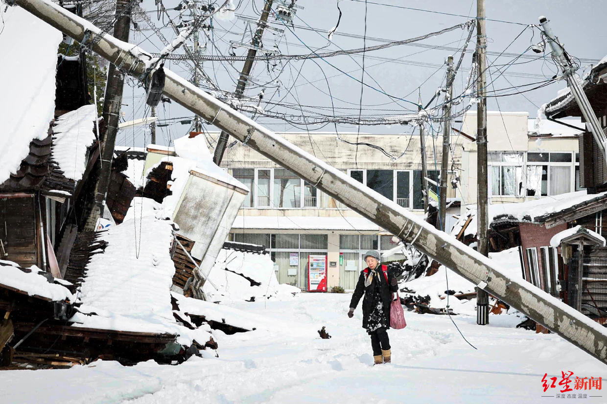 ▲1月，日本能登地区发生7.5级地震