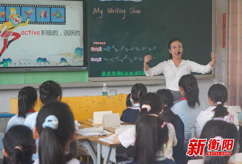 衡东县新塘镇教育管理服务中心举行青年教师教学比武活动