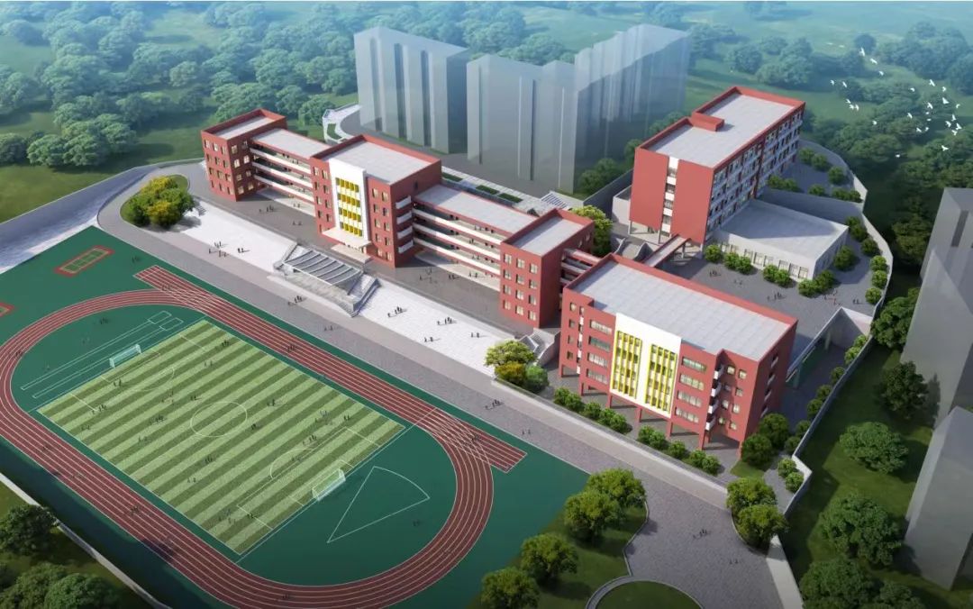 宜昌市第二十五中学教联体明珠校区改扩建项目效果图