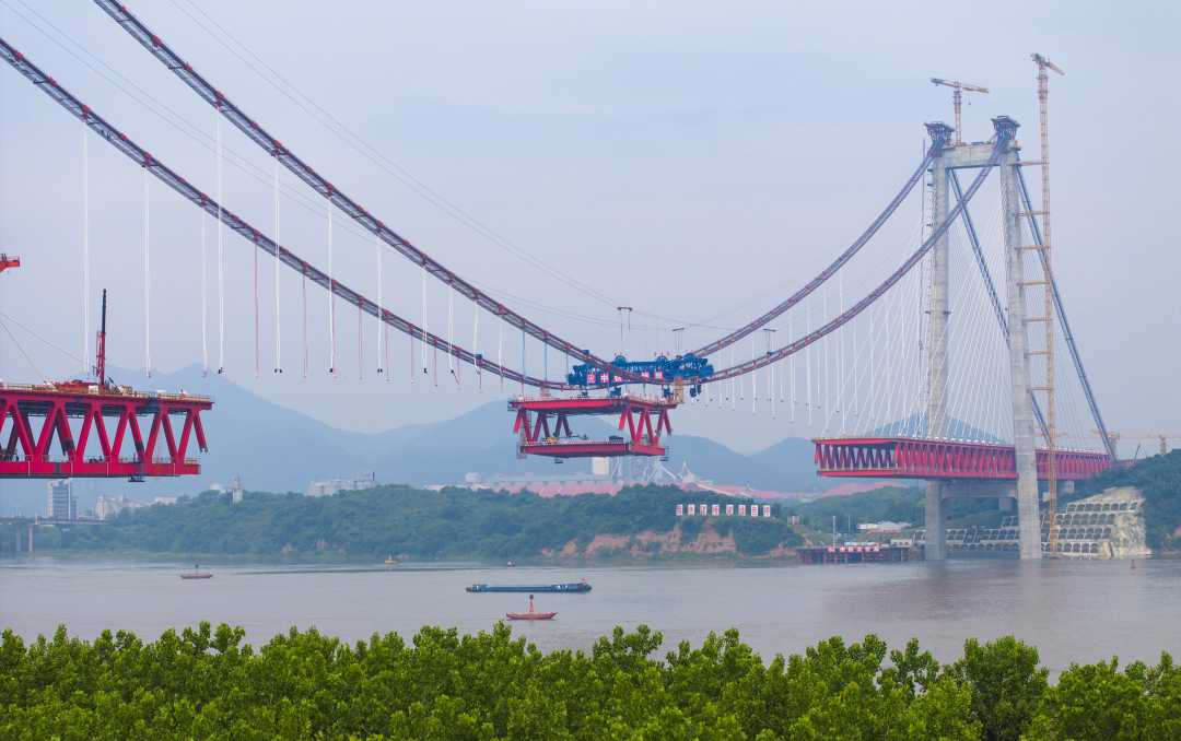 g3铜陵长江公铁大桥建设有序推进