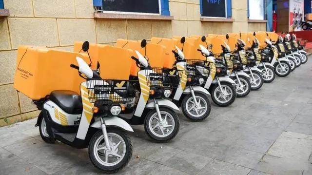 越南邮政使用的本田Benly e电动摩托车