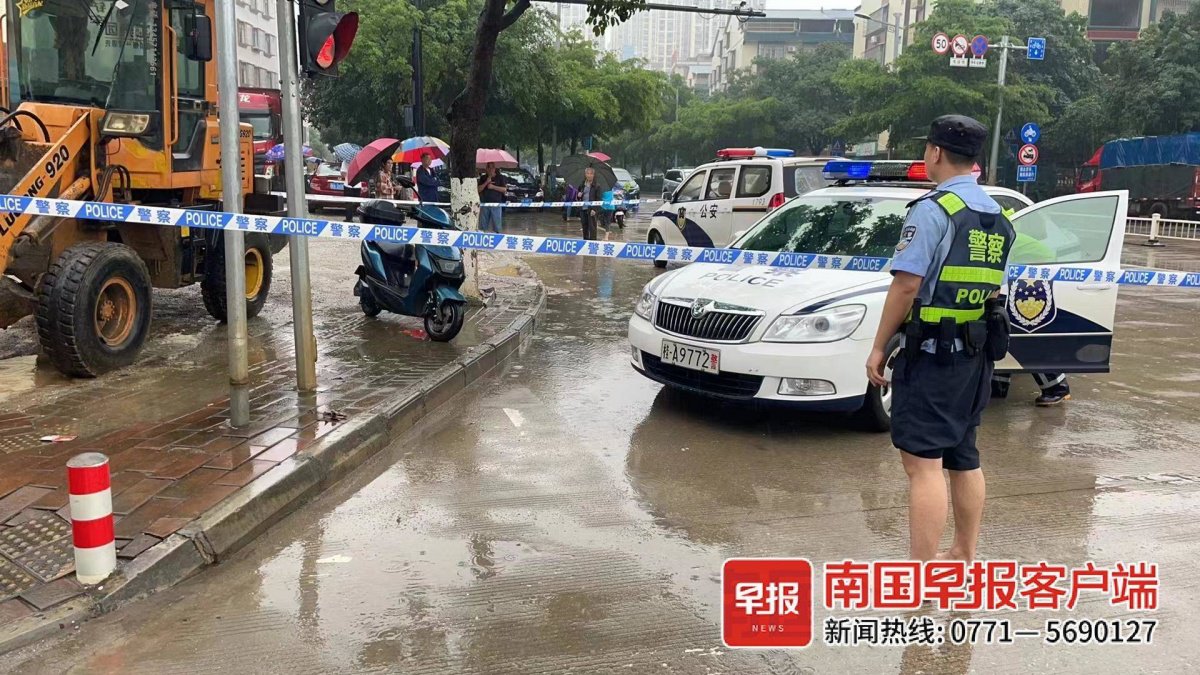 闻"汛"而动,南宁,扶绥抢险一线温情不断