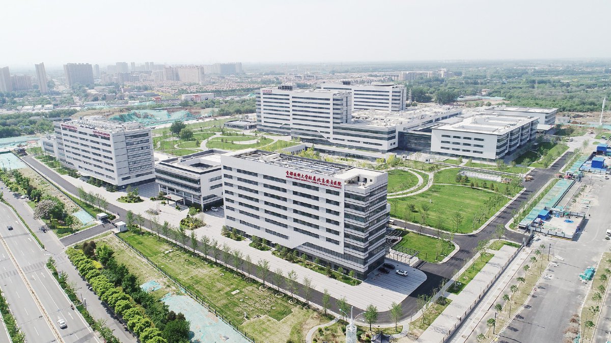 北京安贞医院通州院区通过工程质量验收，预计年内开诊。记者 常鸣/摄