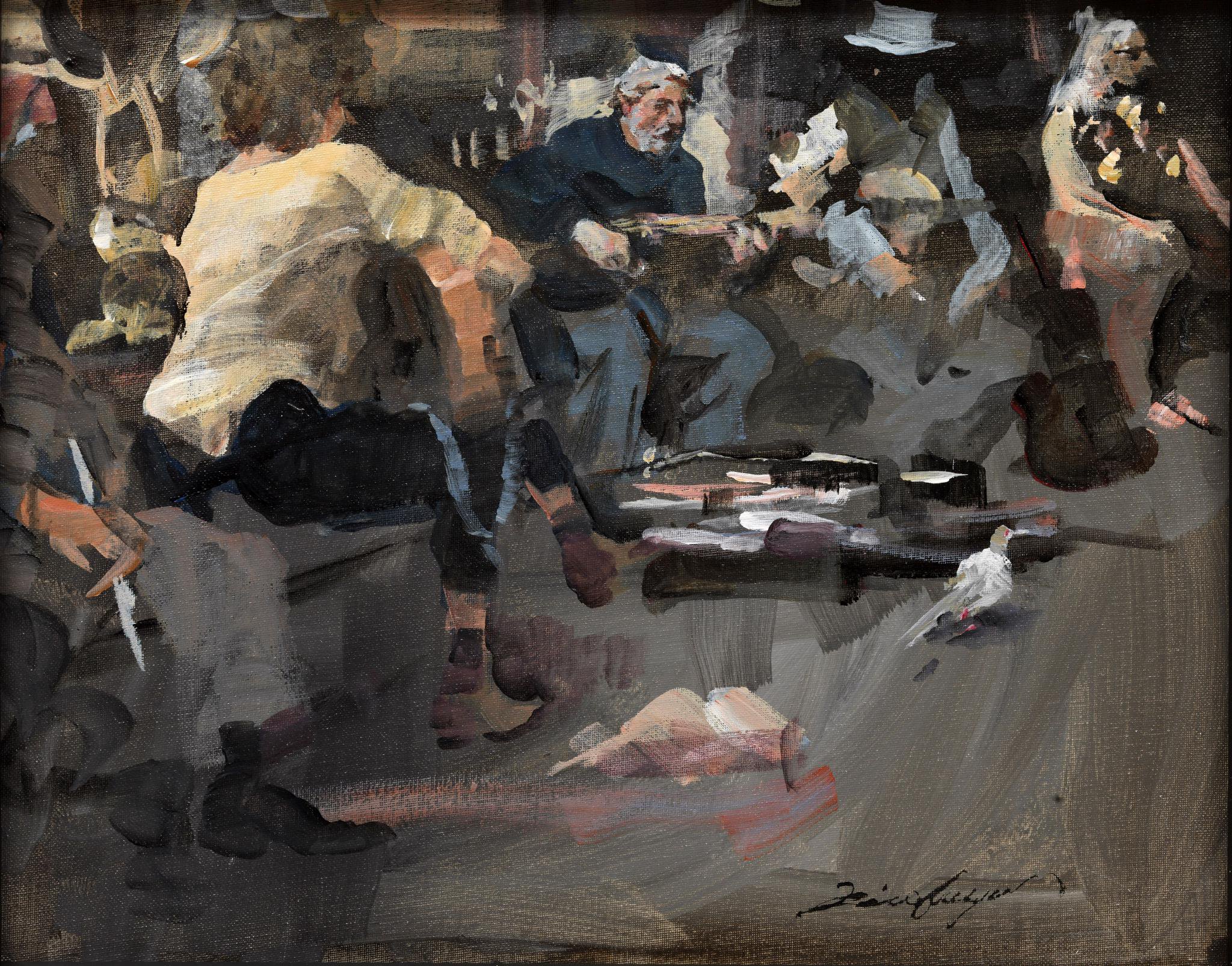 小幅油画精品将亮相文博会 让高雅艺术"飞入寻常百姓家"