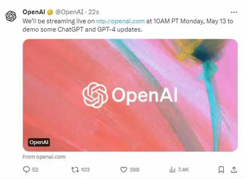 OpenAI官宣：下周一见！网友：失望
