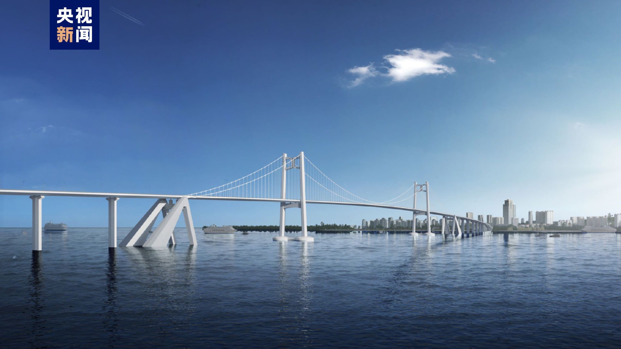 主塔首根桩基开钻!厦金大桥(厦门段)有新进展