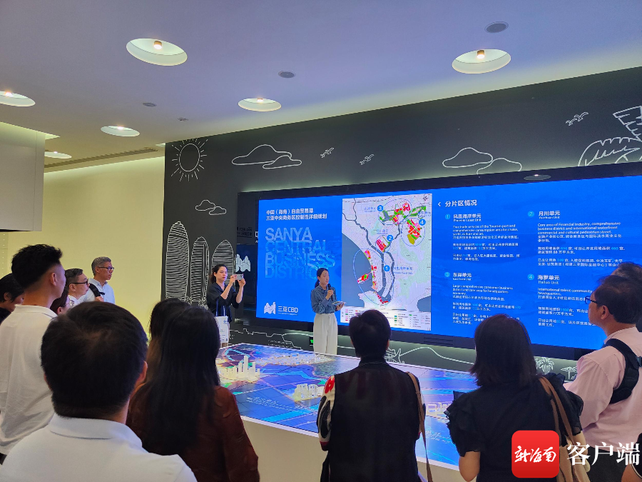 香港商协会和企业代表考察团赴三亚调研考察。记者 符彩云 摄