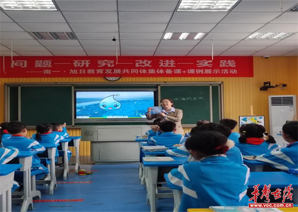 芦淞区南方第一小学开展南一·旭日教育发展共同体集体备课 课例展示