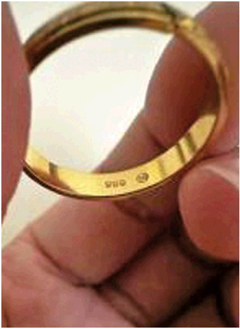 网售金饰以假乱真 花钱能开足金证书