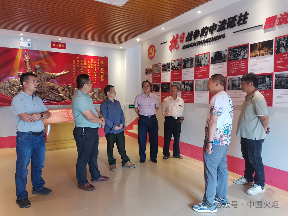 5月9日,云浮市郁南县关工委常务副主任何炳才带领县关工委调研组到通