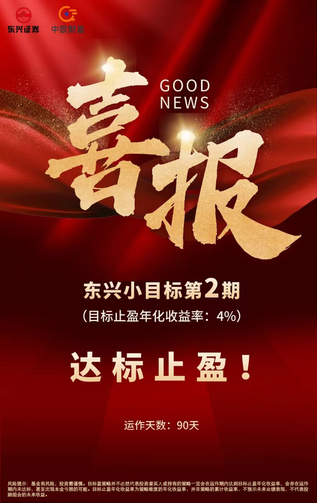 东兴证券大财富基金投顾喜提两个"小目标"