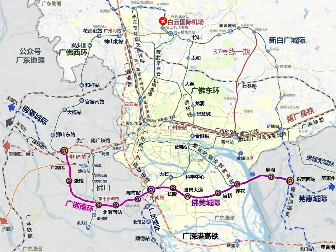 肇庆轨道交通规划图图片