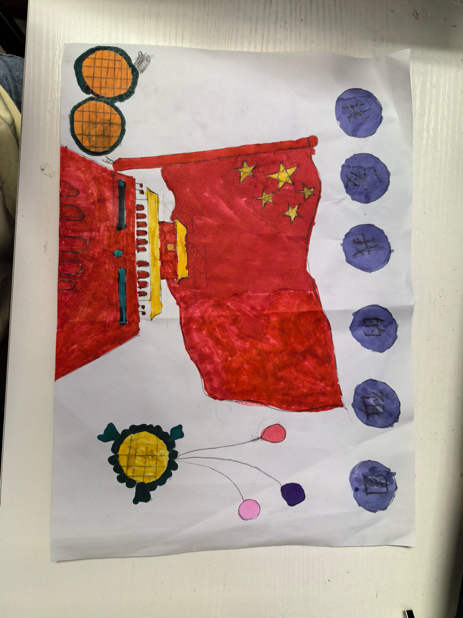 灞桥区常家湾小学开展"爱护国旗,从我做起"主题活动