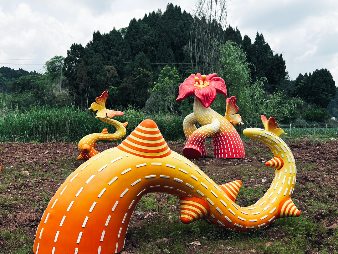 十大艺术装置出圈!揭秘dnβ 资阳数字游民国际社区背后的艺术元素