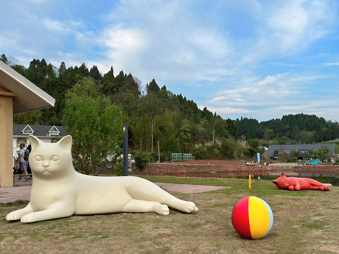 十大艺术装置出圈!揭秘dnβ 资阳数字游民国际社区背后的艺术元素