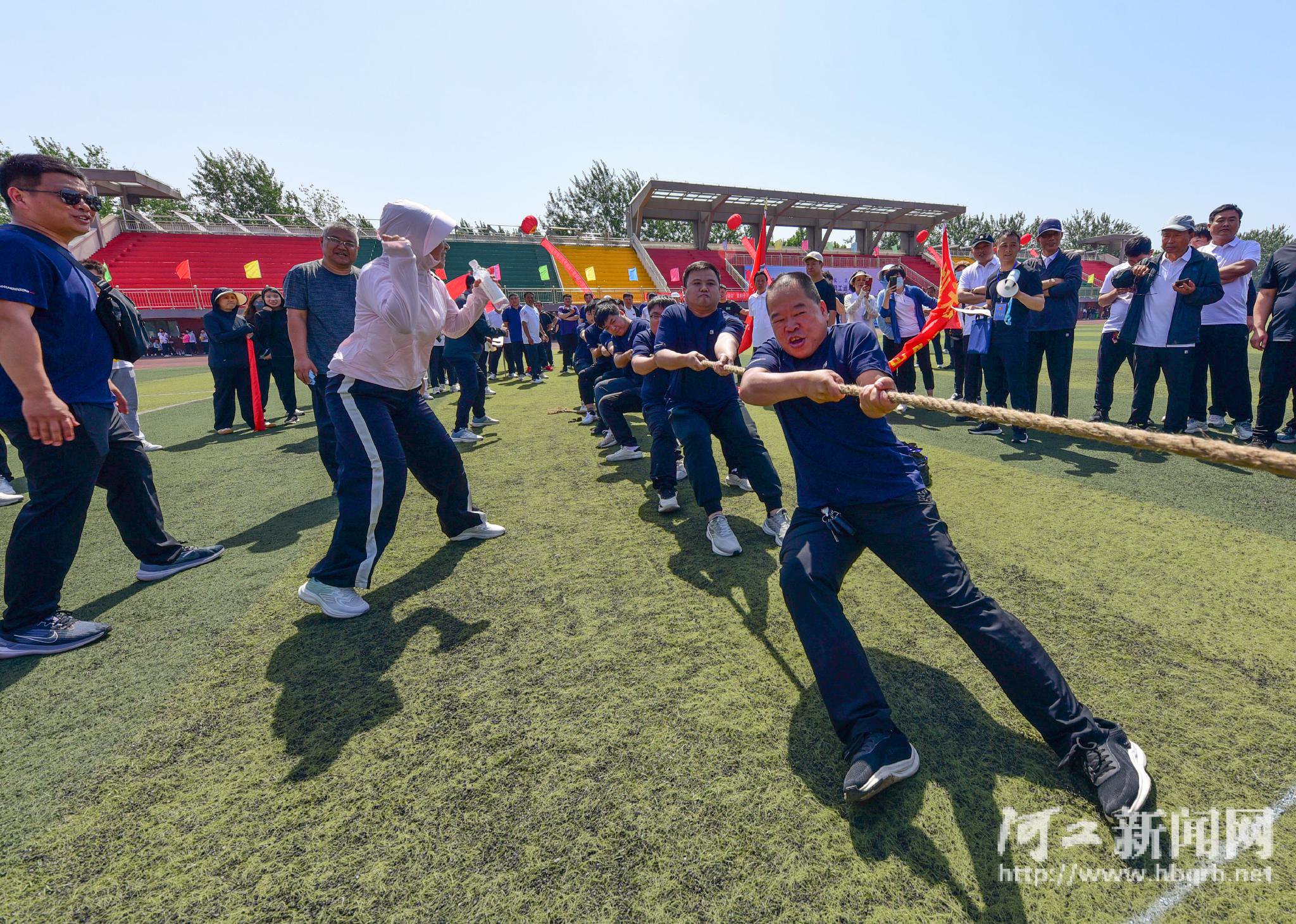 成安县总工会,县教体局联合举办职工运动会