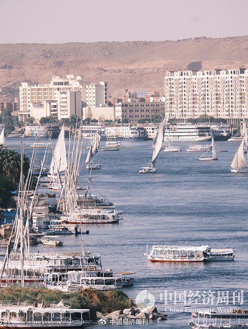 阿斯旺的尼罗河景色