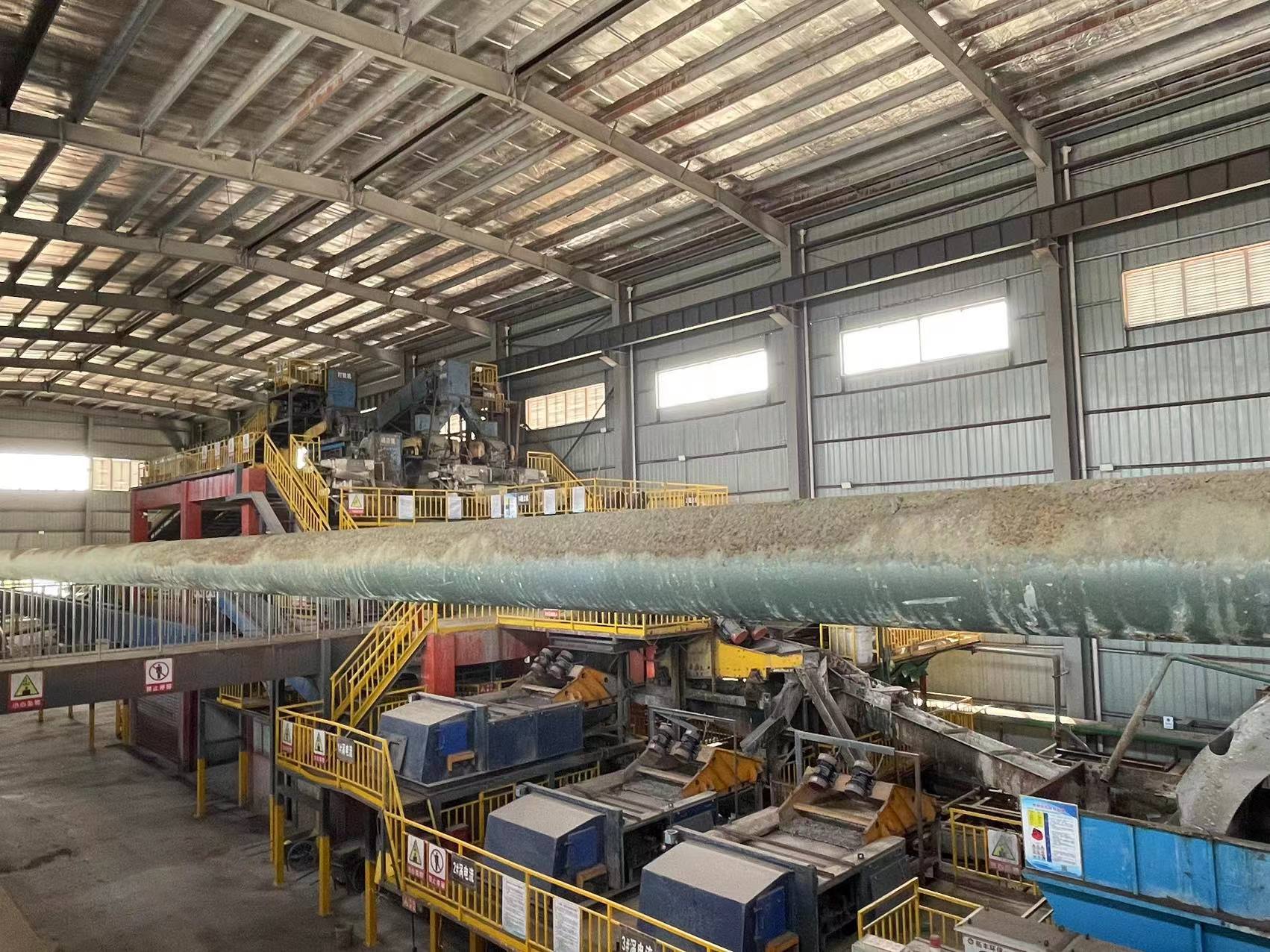 停工的炉渣再生车间