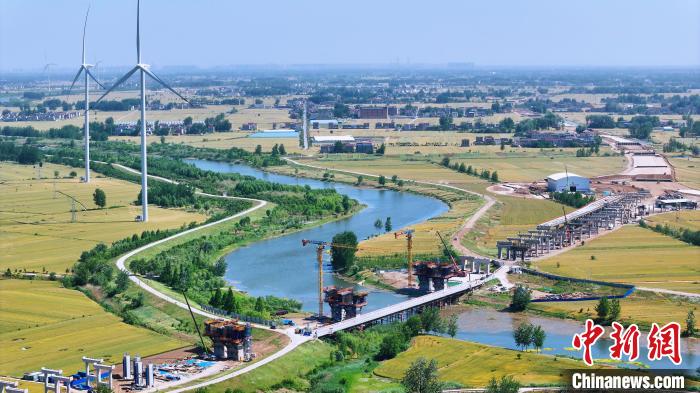 安徽阜阳:茨河特大桥项目施工有序推进|阜阳市_新浪财经_新浪网