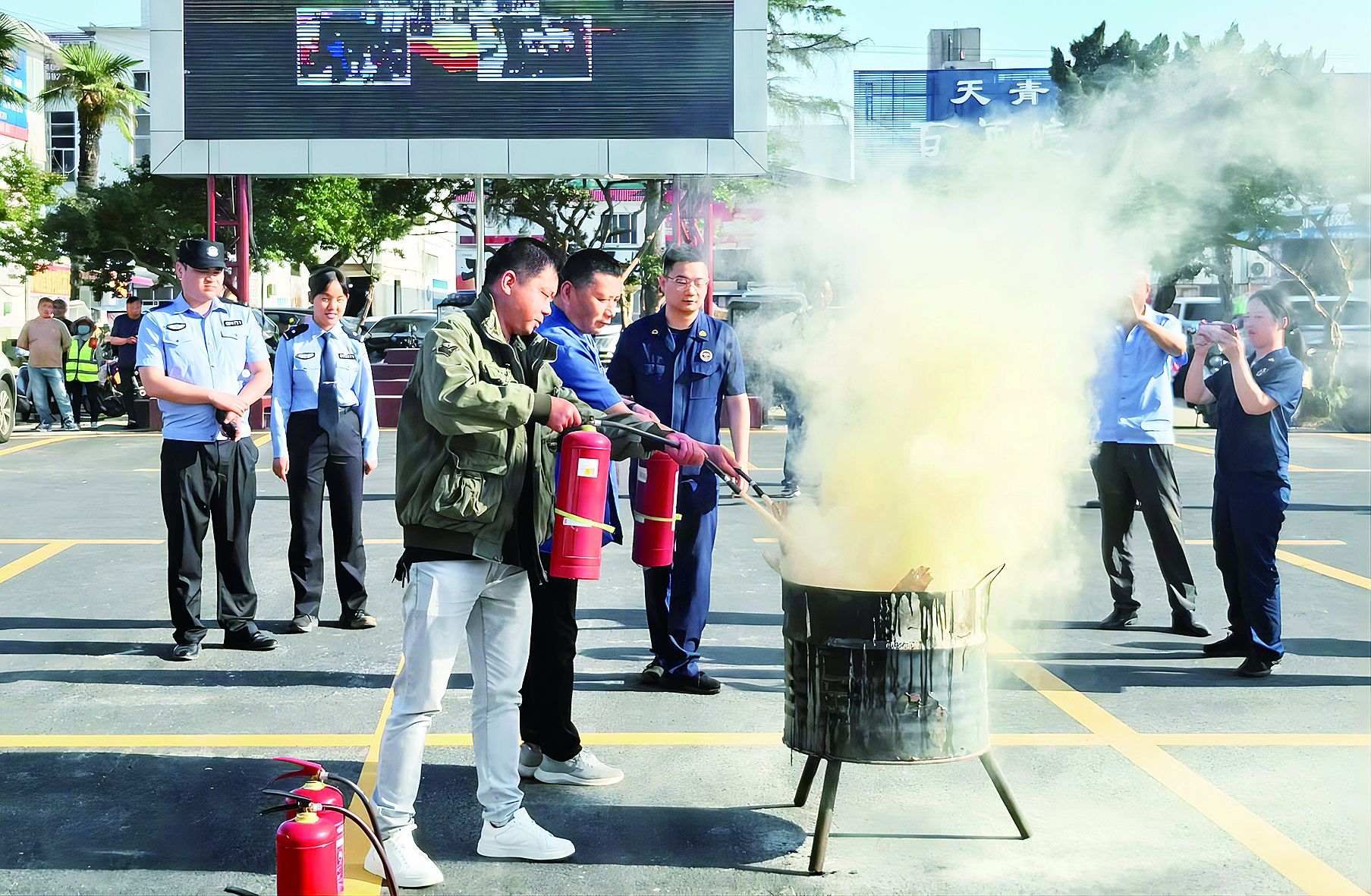 曹山街道开展灭火应急演练活动|蚌埠市_新浪财经_新浪网