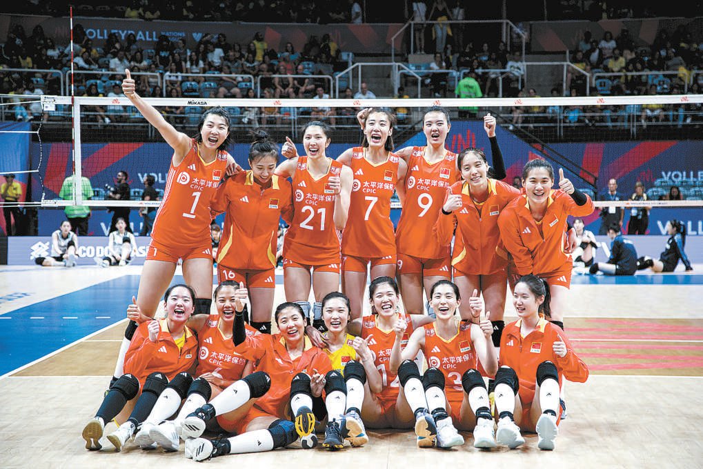 中国女排为出征巴黎奥运会开了好头