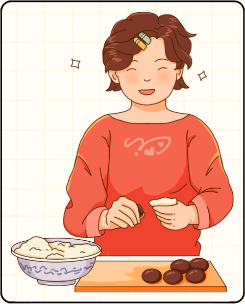 她总是默默记下我们的喜好昨天才说想吃红烧肉今天的餐桌上就必定有它