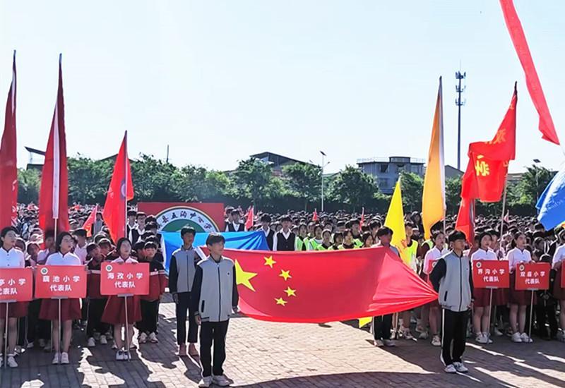 濉溪县五沟中心学校成功举行第七届田径运动会
