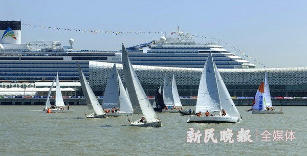 吴淞口邮轮港帆船竞技