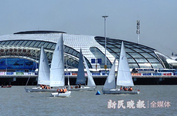 吴淞口邮轮港帆船竞技