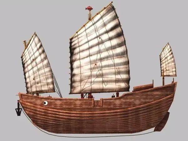 “华光礁I号”古船复原效果图。