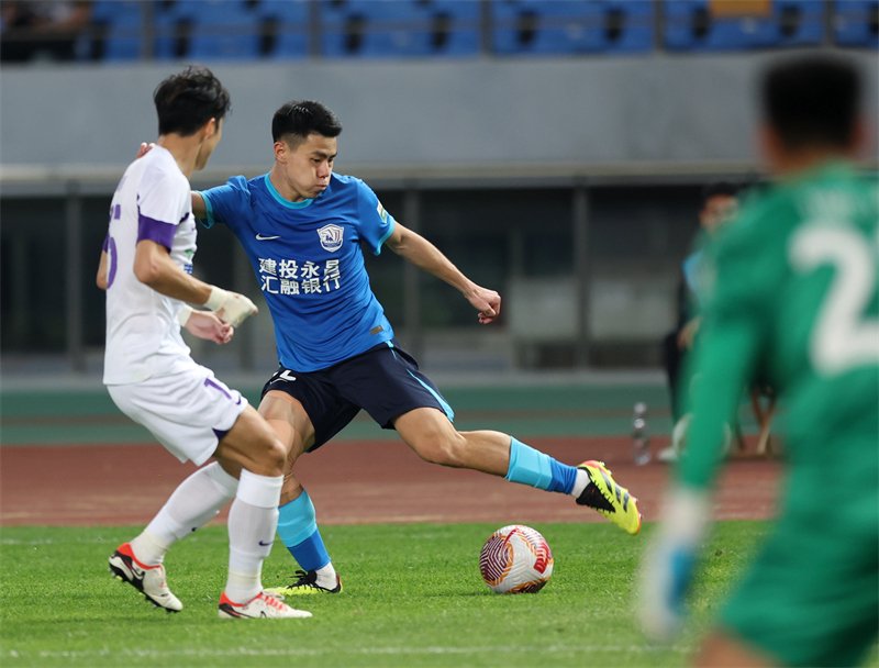中超:沧州雄狮不敌天津津门虎